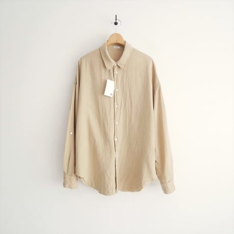 2026SS今季・人気完売品 BRILL ガーゼオーバーシャツ 632989 2606-0669