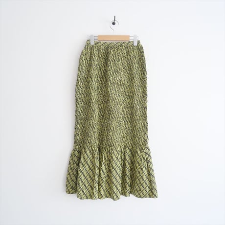 2024SS / SARA MALLIKA / GEOMETRIC PATTERN SK / 020341SK3 / 2409-0330