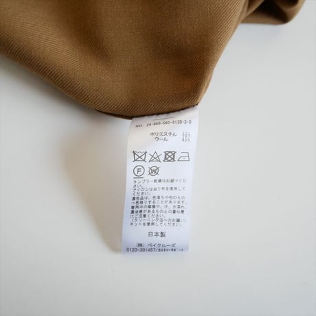 2024AW / L'Appartement / RETROVE WOOL 2WAY SHIRT / 24050560813030 / 2512-2044