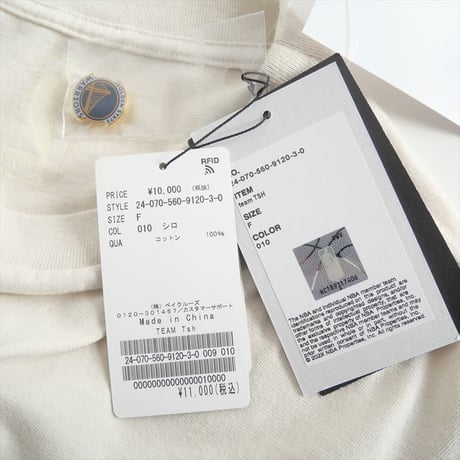 2024 / 未使用 / L'Appartement購入品 / OFF THE COURT by NBA / TEAM T-SHIRT / 24070560912030 / 2412-0375