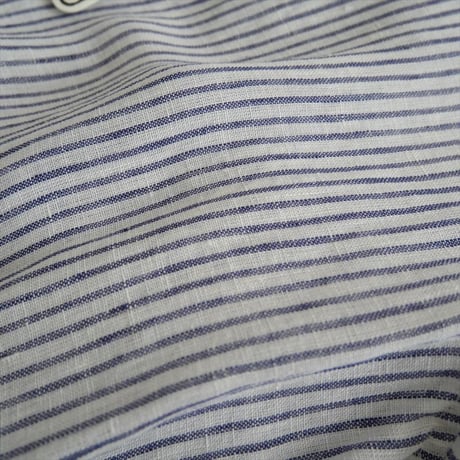 2021SS / 未使用 / R&D.M.Co-/OLDMANS TAILOR / ストライプオープンフロントドレス / 2400-0118
