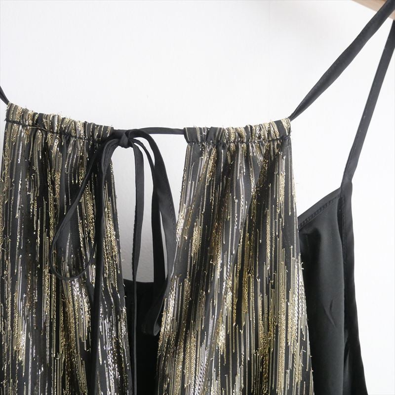 2024SS今季 / CITYSHOP / GOLD LAME DRESS：ワンピース / 2
