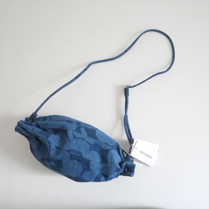 【11/3まで限定値下げ】マリメッコ　Karla Denim ショルダーバッグ ノベルティ付】Unikko / Karla Denim shoulder bag（ショルダーバッグ