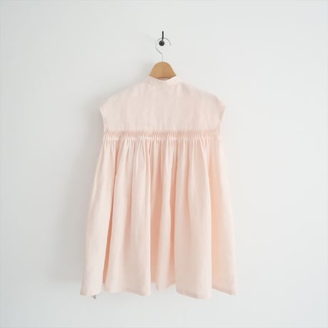 継続販売型 / Scye / Organic Linen Tucked Sleeveless Shirt / 2407-0216