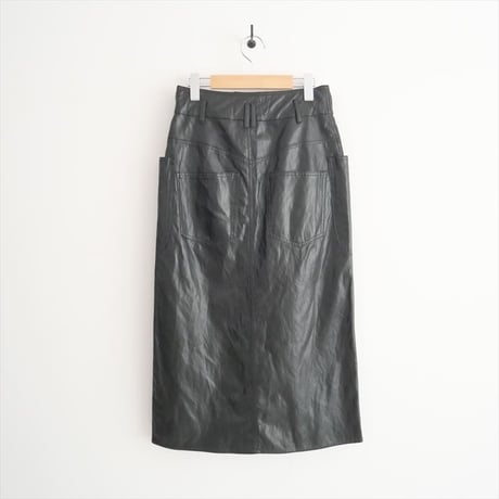 2021AW / ISABEL MARANT ETOILE / フェイクレザースカート / JU1316-21A004E / 2409-0077