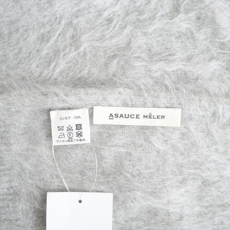 2022AW / ASAUCE MELER / カシミヤファーニットストール / 2403-0491