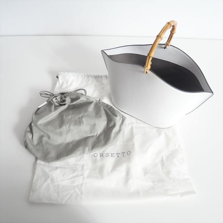 2022SS / 未使用 / Plage購入品 / ORSETTO / MERCATO BAMBOOバッグ / 22092923000710 / 2501-0189