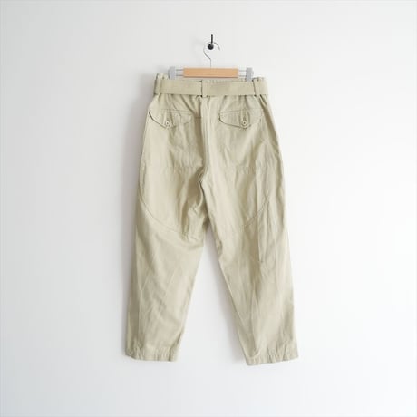 beautiful people / vintage chino cloth belted pants / 1425105006 / 2602-0375