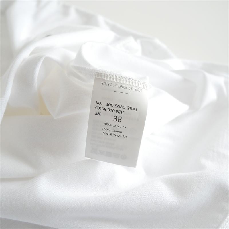 エンフォルド 25SS SLIT BIG T-SHIRT Tシャツ 38 白 25SS】ENFOLD エンフォルド / SLIT BIG T-SHIRT / Tシャツ | TRENT online