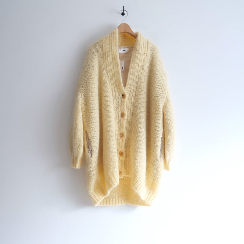 nowos モヘア　カーディガン　ブラック NOWOS モヘアカーディガン