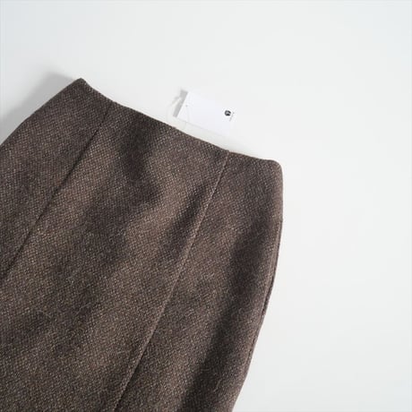 2024AW・人気完売品 / AURALEE / LAMA SHETLAND WOOL TWEED SKIRT / A24AS07LS / 2501-0288