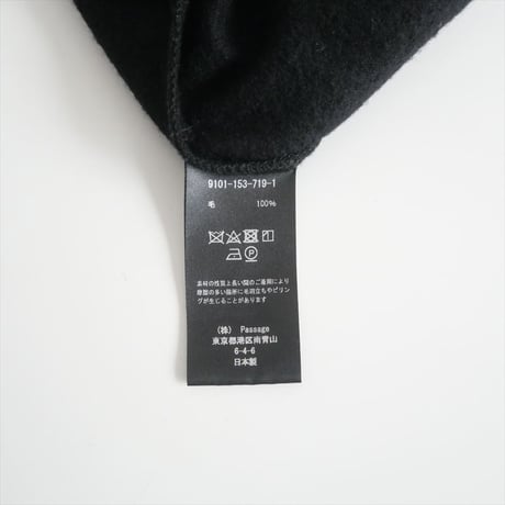 2023AW / COGTHEBIGSMOKE / GLENIS NARROW SLV TOP / WOOL MILLED JERSEY / 9101-153-719-1 / 2412-0541
