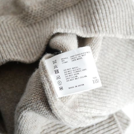 2023AW / Plage購入品 / NEPLA. / DROP SHOLDER V/N プルオーバー / 23080923001030 / 2601-0845