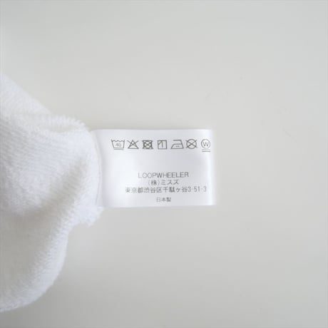 2022SS / L'Appartement購入品 / LOOPWHEELER x LOWERCASE / Half Sleeve Sweat / 22070570004610 / 2405-1064