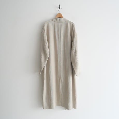 2022SS / 五明祐子さん、大草直子さん着用 / HELIOPOLE / DUNGAREES LINEN OVER COAT / 12003032021HN / 2401-2058