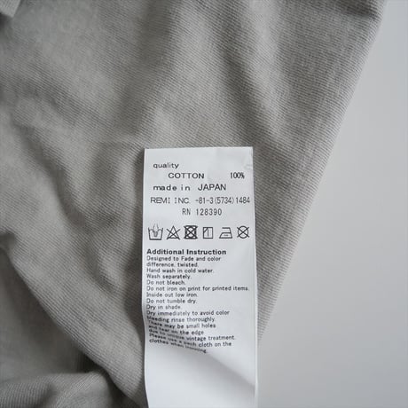 2023AW・人気完売品 / L'Appartement別注 / REMI RELIEF / THE ENTER7ブソデTシャツ / 23070560400230 / 2410-0975