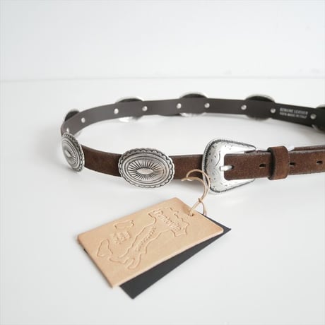 2025・人気完売品 / 未使用 / DEUXIEME CLASSE購入品 / PUNTOVITA CONCHO BELT 25099510000330 / 2604-0441