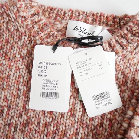 2023AW / LE GLAZIK  / CREW NECK P.O. / LG-D0083IPS / 2503-0458
