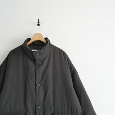 2025AW・人気完売品 / GALERIE VIE / ピーチクロスダウン スタンドカラーオーバーコート / 23085408203 / 2601-0087