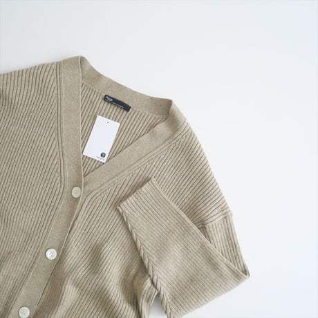 2022SS / Plage / JAZZ LINEN カーディガン / 22080922704020 / 2408-0312