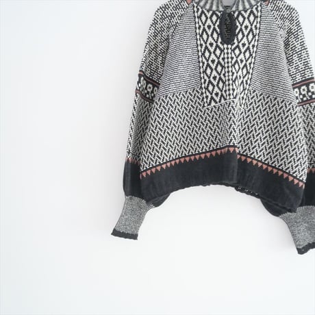 〇2023AW / ASEEDONCLOUD  / Kigansai knit blouse / 232807 / 2504-2041