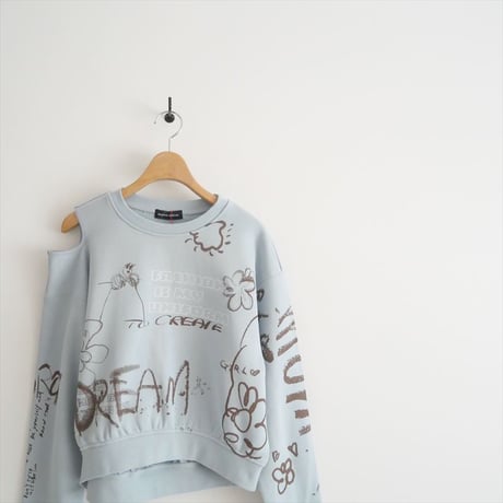 2024 / 未使用 / MAISON SPECIAL / Hand Drawn Dream Sweatshirt / 21241415804 / 2408-0482