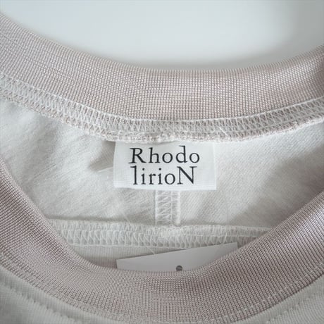 2024SS / RHODOLIRION / Damaged Numbering tee / OR790 / 2504-0421