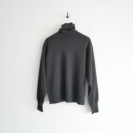 2025AW・人気完売品 / 6(ROKU)BEAUTY&YOUTH / コットンウール ミラノリブ タートルネック ニット / 8613-100-0003 / 2601-0350