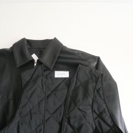 2025・人気完売品 / ETRE TOKYO / フェイクレザーオーバーサイズブルゾン / 1225101032 / 2510-0044