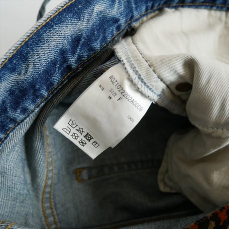 人気完売品 / Whim Gazette / サスペンダーDENIM / WGZ1022202A0009 / 2510-1488