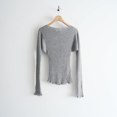 2022 / THE SHISHIKUI / Cotton cashmere knit / スタイリストの百々千晴さんのブランド / 2306-0383