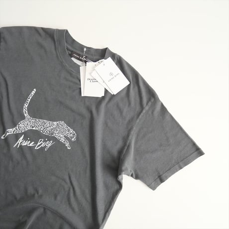 2024SS・人気完売品 / 未使用 / DEUXIEME CLASSE購入品 / ANINE BING / LEOPARD Tシャツ / 24070510001310 / 2409-0762