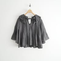 2026SS今季 DEPAREILLE RAMIE PLEATS SHORT SLEEVE BLOUSE B1162AFB331 2606-0678