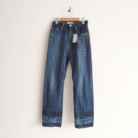 2023AW / beautiful people / selvedge denim bleach straightpants / 1335105023 / 2411-0007