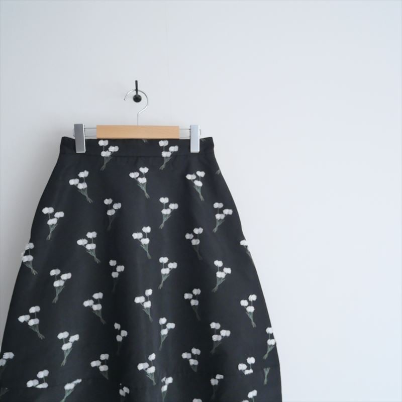 2024AW ＜LOEFF＞ワタスゲ ジャカード コクーン スカート未使用タグ付 2024AW ＜LOEFF＞ワタスゲ ジャカード コクーン スカート未使用