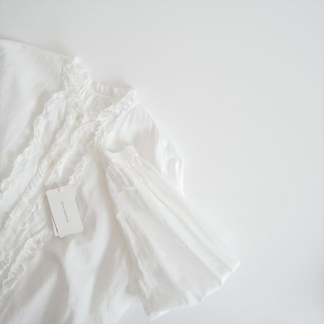 2025SS / 未使用 / journal standard luxe / CLワッシャー フリルブラウス / 25050440002010 / 2603-0143