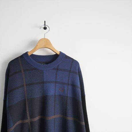 2024AW / Ray BEAMS別注 / FRED PERRY / Tartan Jumper / 61-15-1107 / 2501-2075