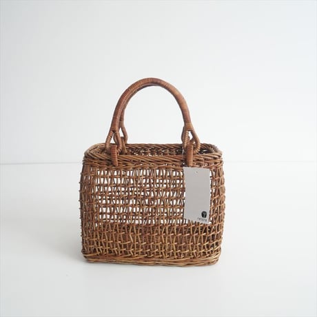 宮本工芸 / 駒形細目こだし編みバック巻手S / 2409-0053