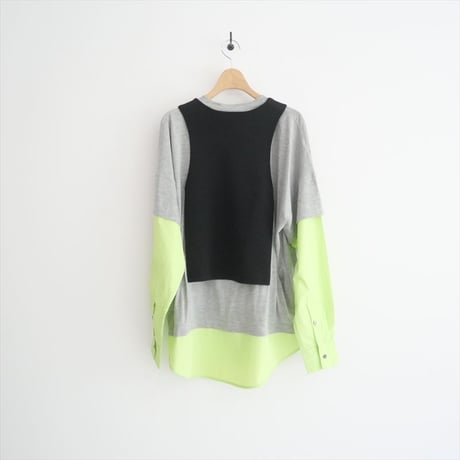2023AW / 未使用 / ENFOLD / FAKE-LAYERED PULLOVER / 300GA280-1760 / 2508-0114