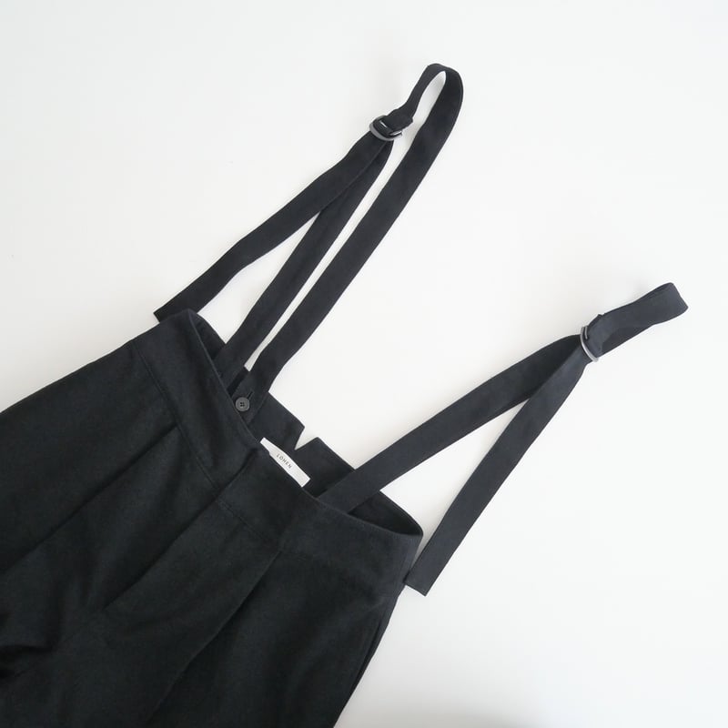 lohen サスペンダーパンツ 黒 ローヘン lohenサスペンダーエッグ