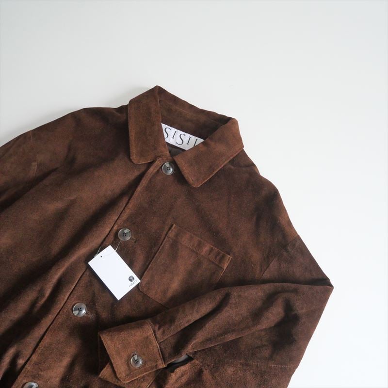 未使用 定価8.8万 SISII シシ レザーシャツ シャツジャケット 現行 現行品 定価8.8万シシ sisii レザーシャツ レザージャケット Sisii