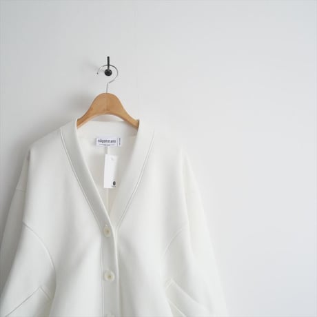 2024SS・人気完売品 / nagonstans / curve drape cardigan / 470HS880530 / 2412-0645