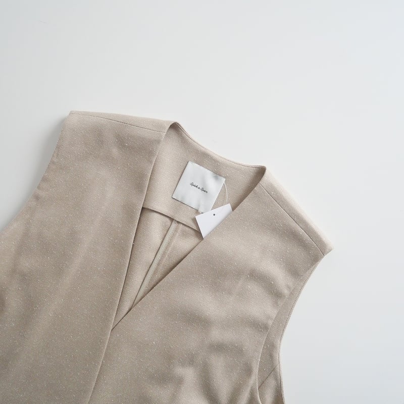【新品】Spick & Span リネンスリーブレスオーバージャケット ベスト 楽天市場】【SALE／30%OFF】リネンスリーブレスオーバー
