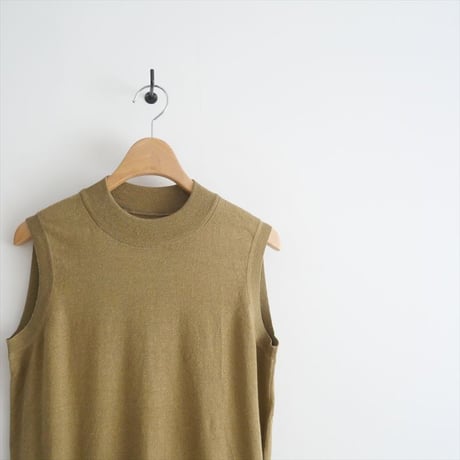 未使用 / DEUXIEME CLASSE / BRONZER RICH ノースリーブ / 24080500426010 / 2408-0166