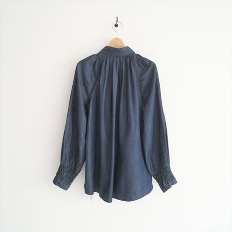 2024・人気完売品 / 未使用 / Ron Herman別注 / Merlette / Tiana Shirt（indigo） / 4010700623 / 2506-0390