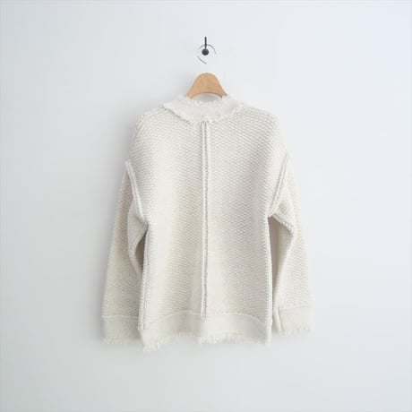 2024AW・人気完売品 / Whim Gazette / TWEEDYニットジャケット / WGZ1041107A0007 / 2509-0749
