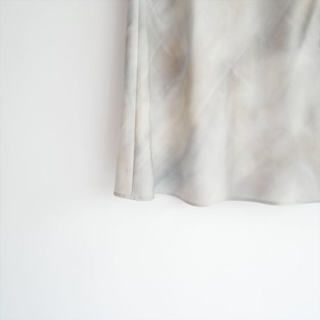 2026SS今季 / louren blurred print narrow skirt lo261-61 / 2605-1052