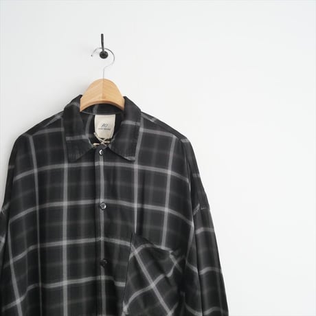 2024SS・人気完売品 / 未使用 / L'Appartement別注 / REMI RELIEF / CHECK 2 WAY SHIRT / 24050570003910 / 2411-1329
