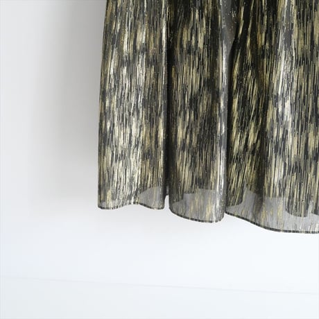 2024SS今季 / CITYSHOP / GOLD LAME DRESS：ワンピース / 24040042847010 / 2404-0523