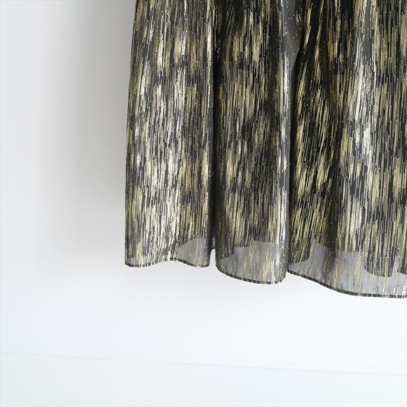 2024SS今季 / CITYSHOP / GOLD LAME DRESS：ワンピース / 2